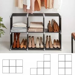 Loftscape Regal Waledas - Schwarz / Grau -Möbel Verkäufe 2024 1000353420 220601 032 DETAILS P000000001000353420