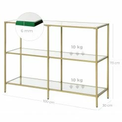 Red Living Regal Poygan III - Glas / Metall - Gold -Möbel Verkäufe 2024 1000353446 220601 500 SKETCH DETAILS P000000001000353446 sketch