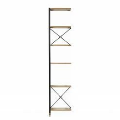 Red Living Regal Ruoms II - Akazie Dekor / Schwarz -Möbel Verkäufe 2024 1000355290 220603 030 DETAILS P000000001000355290