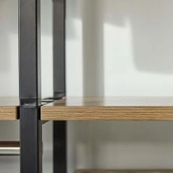 Red Living Regal Ruoms II - Akazie Dekor / Schwarz -Möbel Verkäufe 2024 1000355290 220603 031 DETAILS P000000001000355290