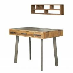 Ars manufacti Schreibtisch-Kombination Tamati II - Pinie massiv