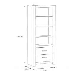 Loftscape Regal Verolme - Eiche Dekor -Möbel Verkäufe 2024 1000356719 220603 500 SKETCH DETAILS P000000001000356719 sketch