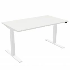 Nowy Styl Schreibtisch Emodel 2.0 - (Elektrisch höhenverstellbar) - Weiß - Breite: 120 cm - Höhenverstellbar