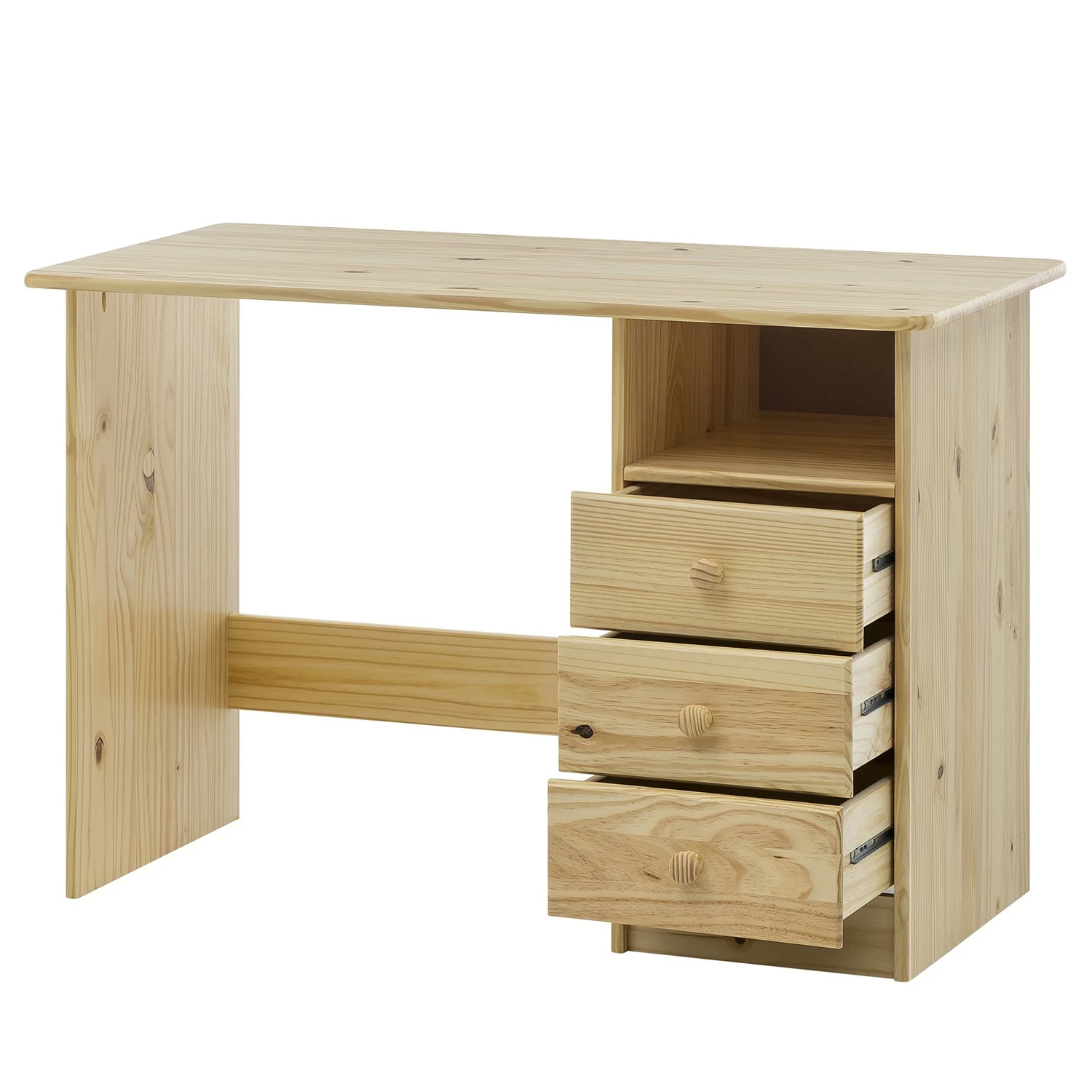 Naturoo Schreibtisch Ruwais I - Kiefer massiv - Kiefer 5 Naturoo Schreibtisch Ruwais I - Kiefer massiv - Kiefer – Bild 3