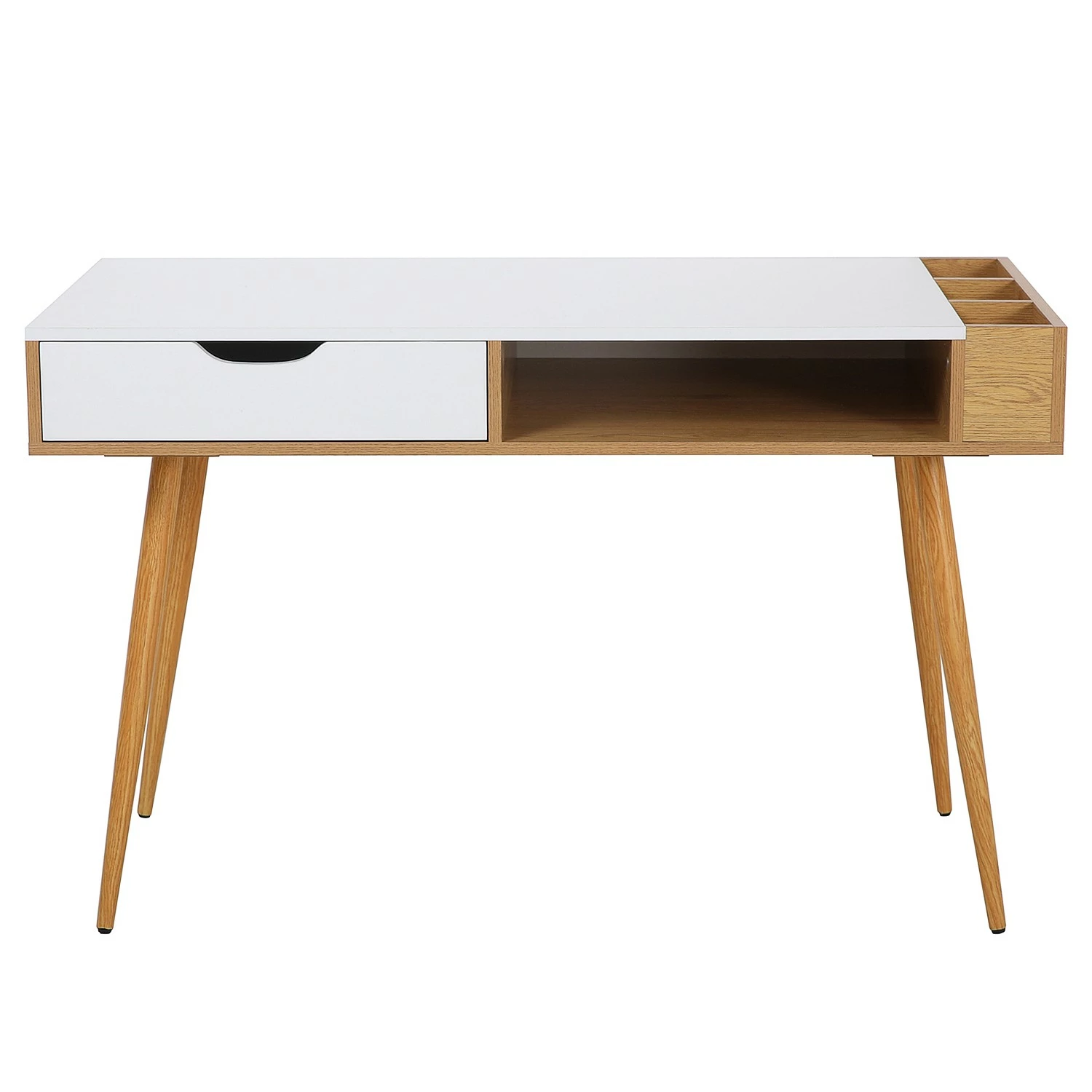 Loftscape Schreibtisch Sublime - Weiß / Eiche Dekor 5 Loftscape Schreibtisch Sublime - Weiß / Eiche Dekor – Bild 3