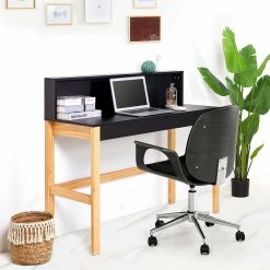 Loftscape Schreibtisch Pelotas - Pinie teilmassiv - Schwarz / Pinie -Möbel Verkäufe 2024 1000356849 220615 020 MOOD DETAILS P000000001000356849 mood