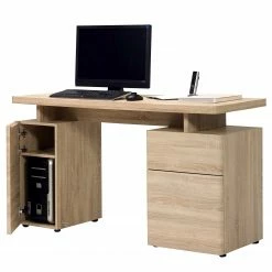 Jahnke Schreibtisch Cuuba Libre 140 - Eiche Sägerau Dekor