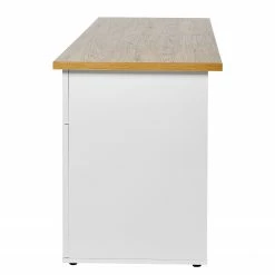 Jahnke Schreibtisch Chalet D 140 - Eiche Dekor / Weiß -Möbel Verkäufe 2024 1000358896 220615 050 DETAILS P000000001000358896