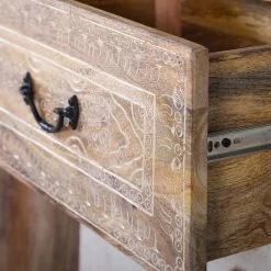 Red Living Sideboard Vallentuna - Mango massiv / Metall - Mango / Schwarz -Möbel Verkäufe 2024 1000359913 220621 050 DETAILS P000000001000359913