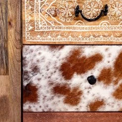 Red Living Sideboard Vallentuna - Mango massiv / Metall - Mango / Schwarz -Möbel Verkäufe 2024 1000359913 220621 055 DETAILS P000000001000359913