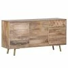 Naturoo Sideboard Yearby - Mango massiv - Mango / Gold