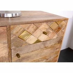 Naturoo Sideboard Yearby - Mango massiv - Mango / Gold -Möbel Verkäufe 2024 1000359926 220713 030 DETAILS P000000001000359926