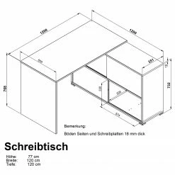 Germania Büroset Mingle III (3-teilig) - Anthrazit / Eiche Sonoma Dekor 21 Germania Büroset Mingle III (3-teilig) - Anthrazit / Eiche Sonoma Dekor -Möbel Verkäufe 2024 1000360363 220622 500 SKETCH DETAILS P000000001000360363 sketch