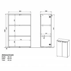 Germania Büroset GW-Agenda II (4-teilig) - Höhenverstellbar - Eiche Grandson Dekor -Möbel Verkäufe 2024 1000360372 220622 501 SKETCH DETAILS P000000001000360372 sketch