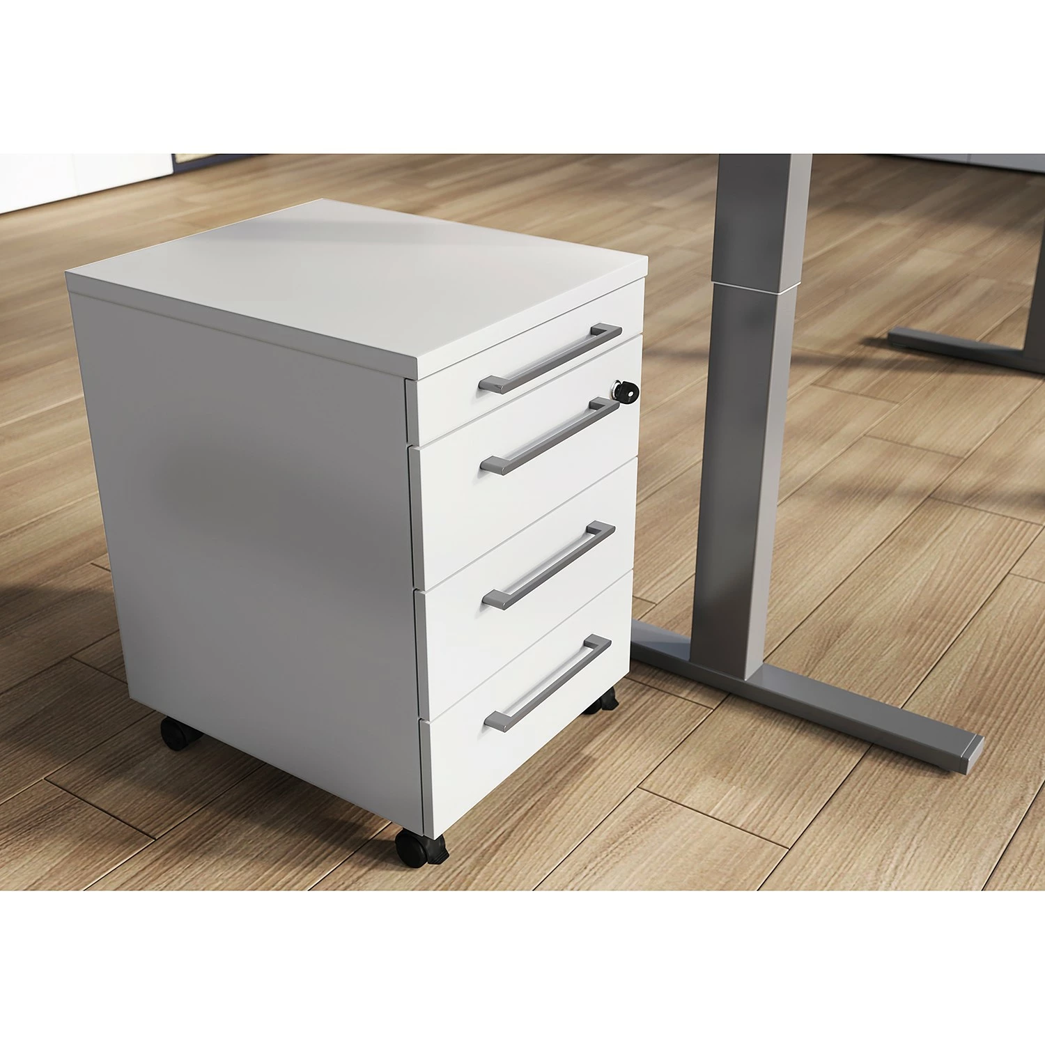 Germania Büroset GW-Agenda III (5-teilig) - Höhenverstellbar - Hellgrau 4 Germania Büroset GW-Agenda III (5-teilig) - Höhenverstellbar - Hellgrau – Bild 2