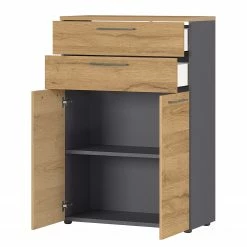 Germania Büroset GW-Agenda V (5-teilig) - Höhenverstellbar - Eiche Grandson Dekor / Graphit -Möbel Verkäufe 2024 1000360375 220622 031 DETAILS P000000001000360375