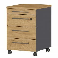 Germania Büroset GW-Agenda V (5-teilig) - Höhenverstellbar - Eiche Grandson Dekor / Graphit -Möbel Verkäufe 2024 1000360375 220622 036 DETAILS P000000001000360375