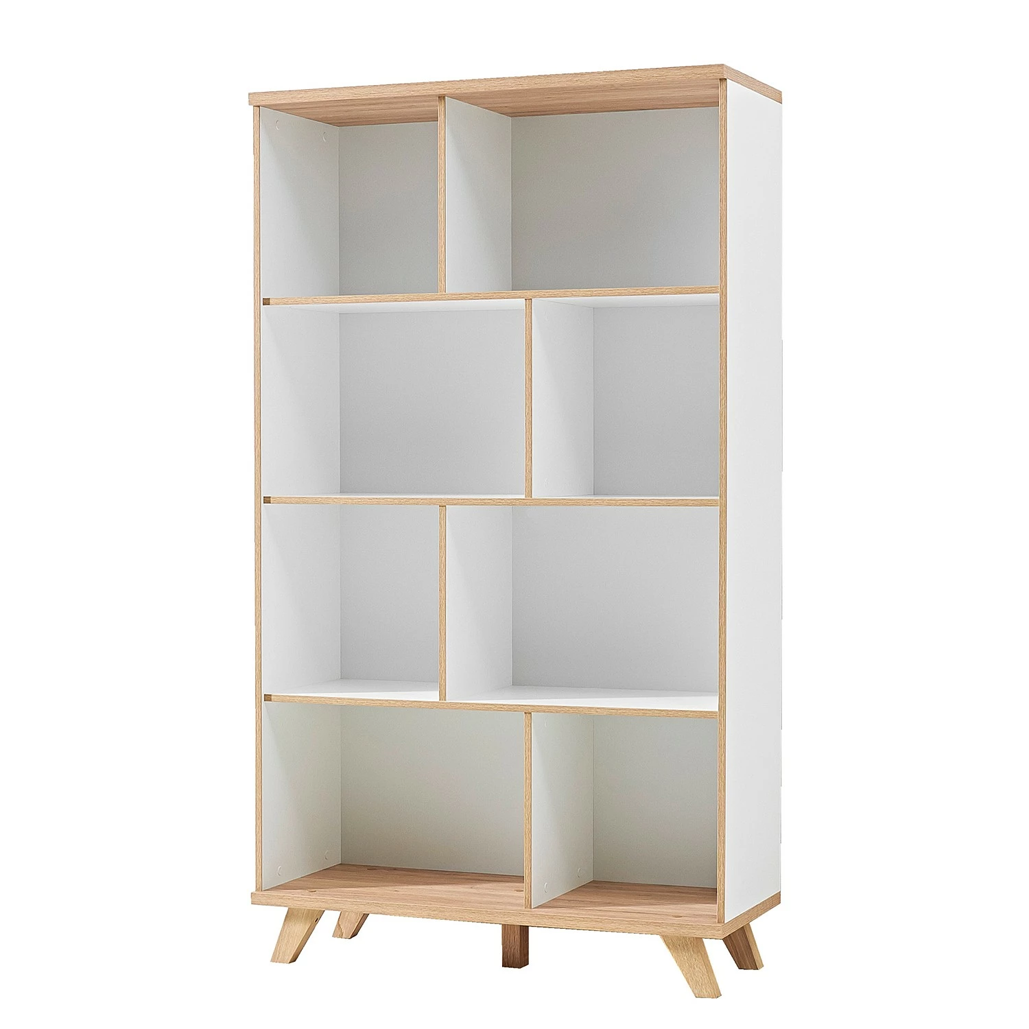 Germania Büroset Neston (5-teilig) - Weiß / Eiche Sanremo Dekor 6 Germania Büroset Neston (5-teilig) - Weiß / Eiche Sanremo Dekor – Bild 4