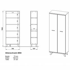 Germania Büroset Neston (5-teilig) - Weiß / Eiche Sanremo Dekor 38 Germania Büroset Neston (5-teilig) - Weiß / Eiche Sanremo Dekor -Möbel Verkäufe 2024 1000360379 220622 503 SKETCH DETAILS P000000001000360379 sketch