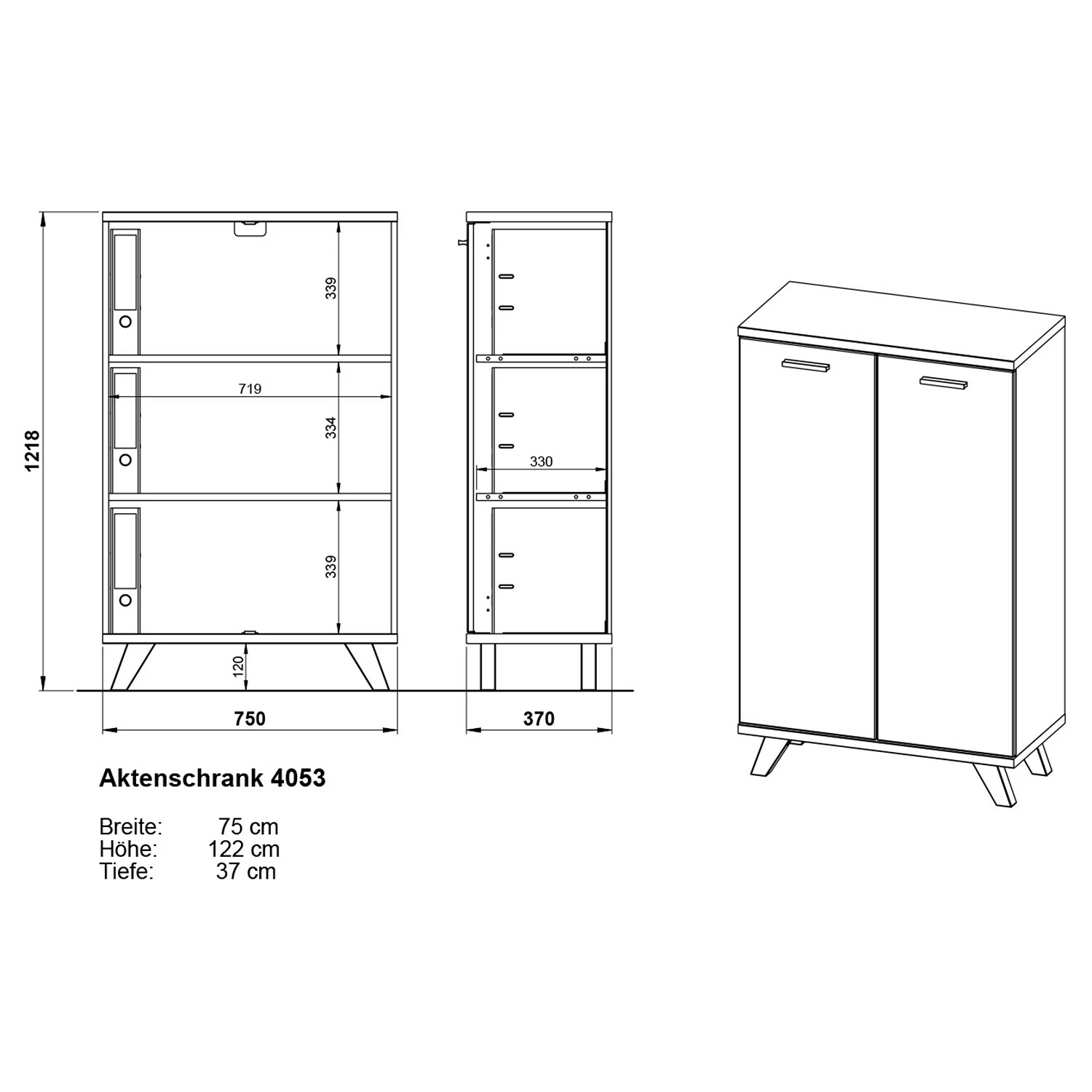 Germania Büroset Neston (5-teilig) - Weiß / Eiche Sanremo Dekor 21 Germania Büroset Neston (5-teilig) - Weiß / Eiche Sanremo Dekor – Bild 19