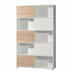 Germania Büroset Mingle I (2-teilig) - Weiß / Eiche Sonoma Dekor -Möbel Verkäufe 2024 1000360380 220622 034 DETAILS P000000001000360380