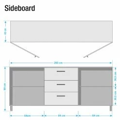 Ars manufacti Sideboard Woodson - Akazie massiv / Metall - Akazie Braun - Breite: 200 cm 13 Ars manufacti Sideboard Woodson - Akazie massiv / Metall - Akazie Braun - Breite: 200 cm -Möbel Verkäufe 2024 1000361855 220624 500 SKETCH DETAILS P000000001000361855 sketch