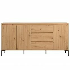 Loftscape Sideboard Brochet - Eiche Dekor / Schwarz -Möbel Verkäufe 2024 1000363051 220704 030 DETAILS P000000001000363051 1