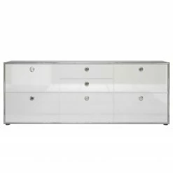 Trendteam Sideboard Infintiy II - Hochglanz Weiß / Matt Weiß -Möbel Verkäufe 2024 1000363621 220802 030 DETAILS P000000001000363621