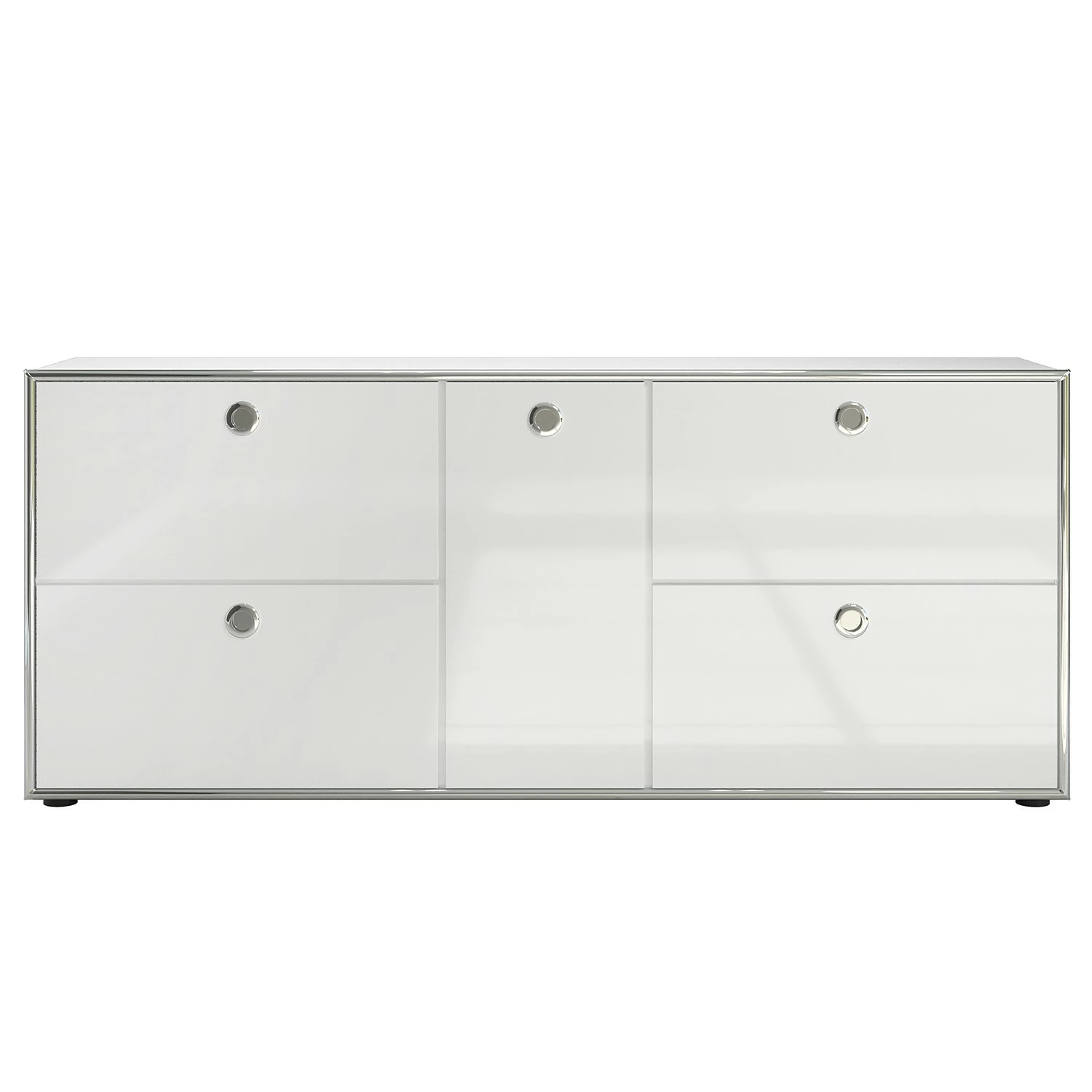 Trendteam Sideboard Infintiy I - Hochglanz Weiß / Matt Weiß 7 Trendteam Sideboard Infintiy I - Hochglanz Weiß / Matt Weiß – Bild 5