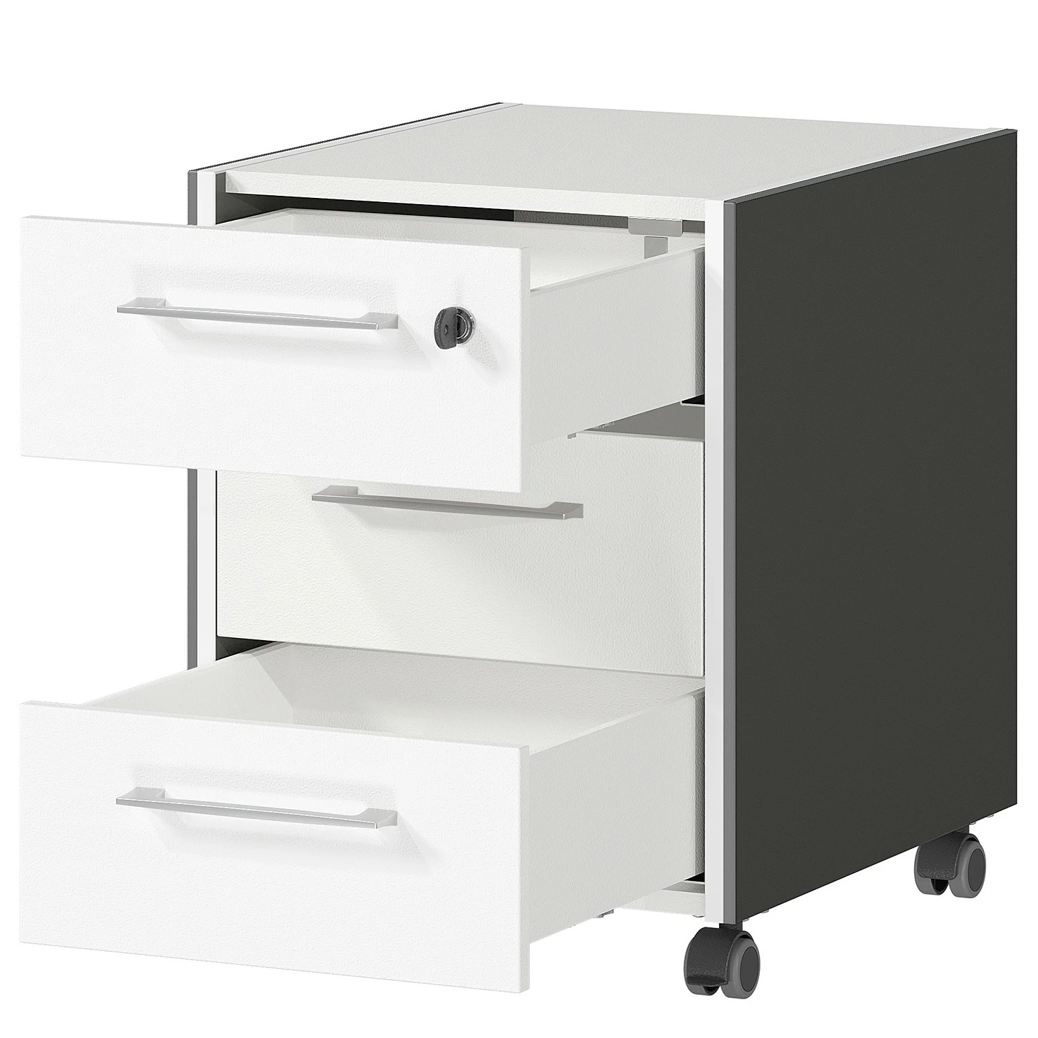 Germania Büroset GW-Pasadena IV - Graphit / Weiß 7 Germania Büroset GW-Pasadena IV - Graphit / Weiß – Bild 5