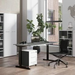 Germania Büroset GW-Pasadena - Graphit / Weiß