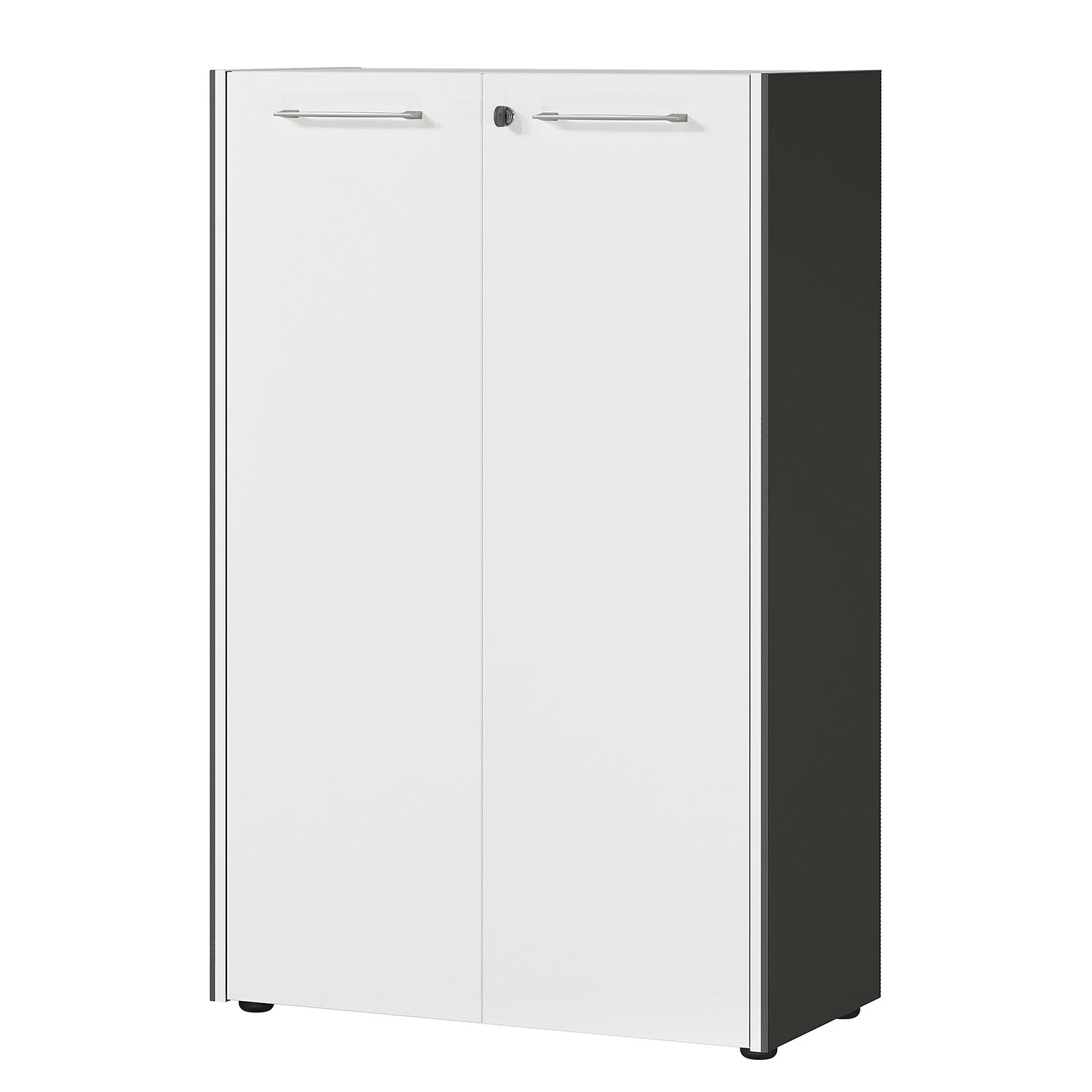 Germania Büroset GW-Pasadena III - Graphit / Weiß 8 Germania Büroset GW-Pasadena III - Graphit / Weiß – Bild 6