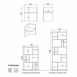 Germania Büroset GW-Pasadena III - Graphit / Weiß 43 Germania Büroset GW-Pasadena III - Graphit / Weiß -Möbel Verkäufe 2024 1000363835 220722 502 SKETCH DETAILS P000000001000363835 sketch