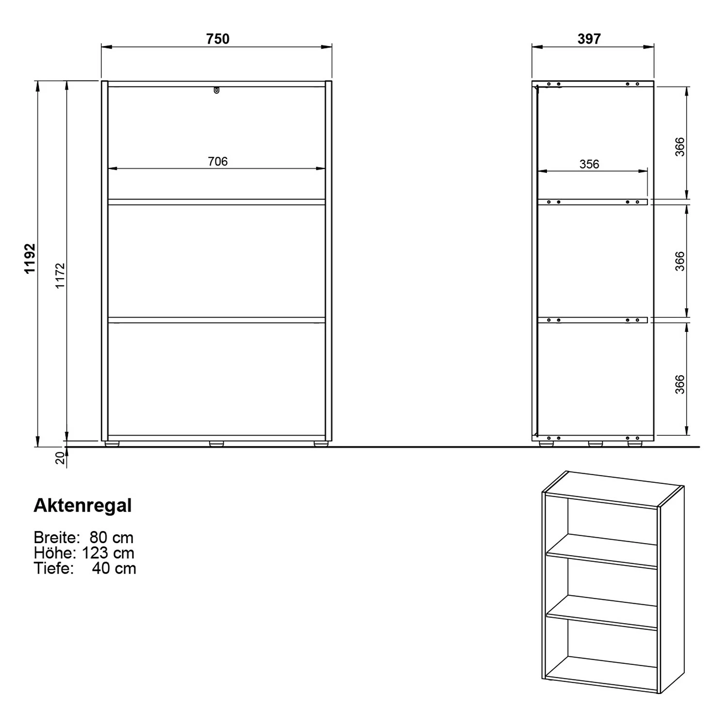 Germania Büroset GW-Pasadena III - Graphit / Weiß 24 Germania Büroset GW-Pasadena III - Graphit / Weiß – Bild 22