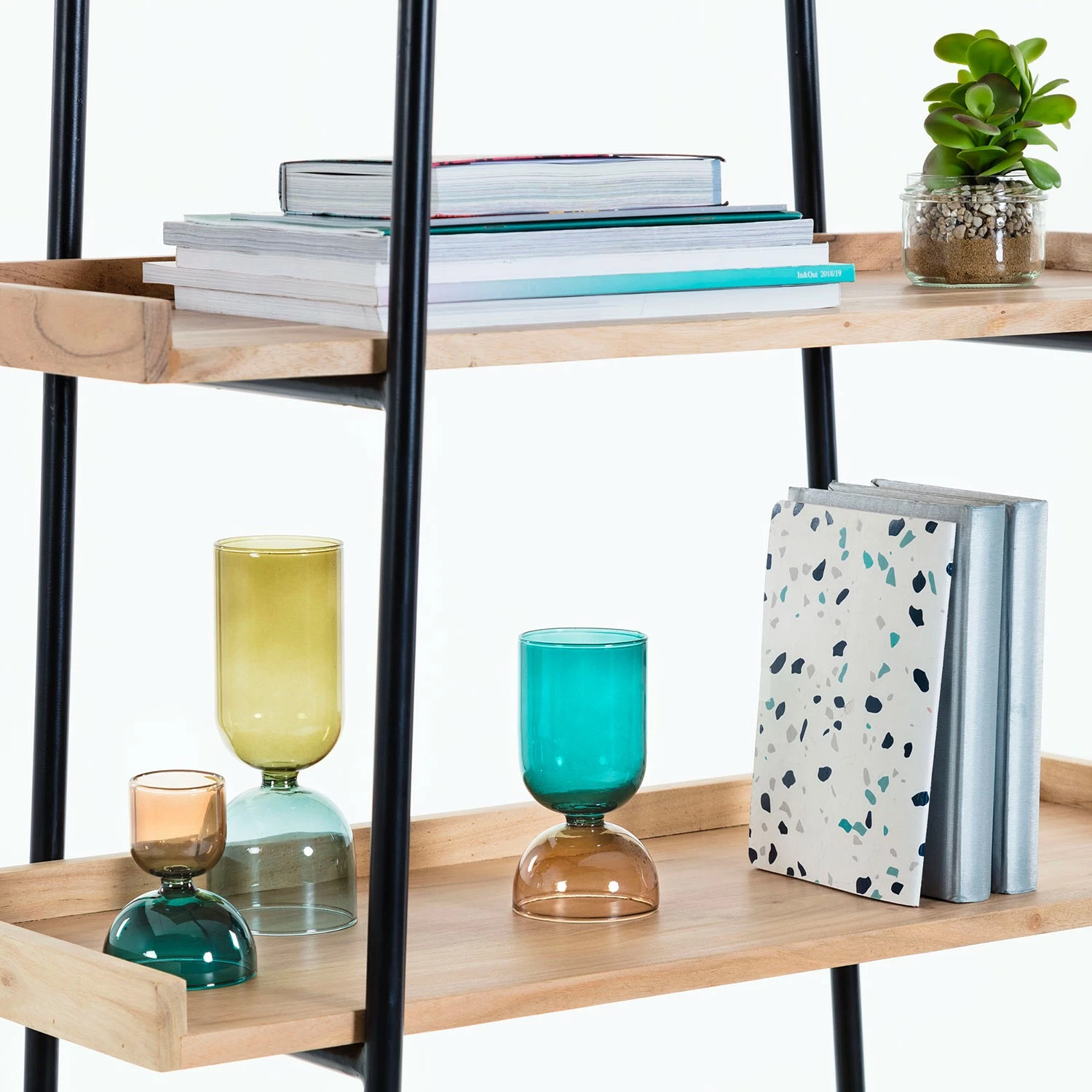 Red Living Regal Breitbride II - Akazie massiv / Metall - Akazie / Schwarz 9 Red Living Regal Breitbride II - Akazie massiv / Metall - Akazie / Schwarz – Bild 7