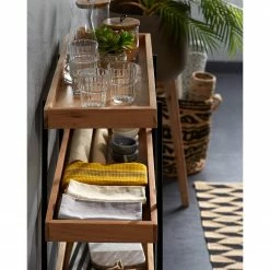 Red Living Regal Beitbridge I - Akazie massiv / Metall - Akazie / Schwarz -Möbel Verkäufe 2024 1000363959 220714 021 MOOD DETAILS P000000001000363959 mood