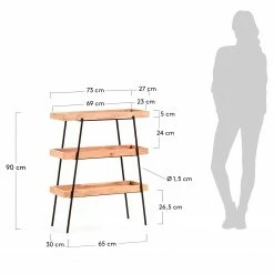 Red Living Regal Beitbridge I - Akazie massiv / Metall - Akazie / Schwarz -Möbel Verkäufe 2024 1000363959 220714 500 SKETCH DETAILS P000000001000363959 sketch