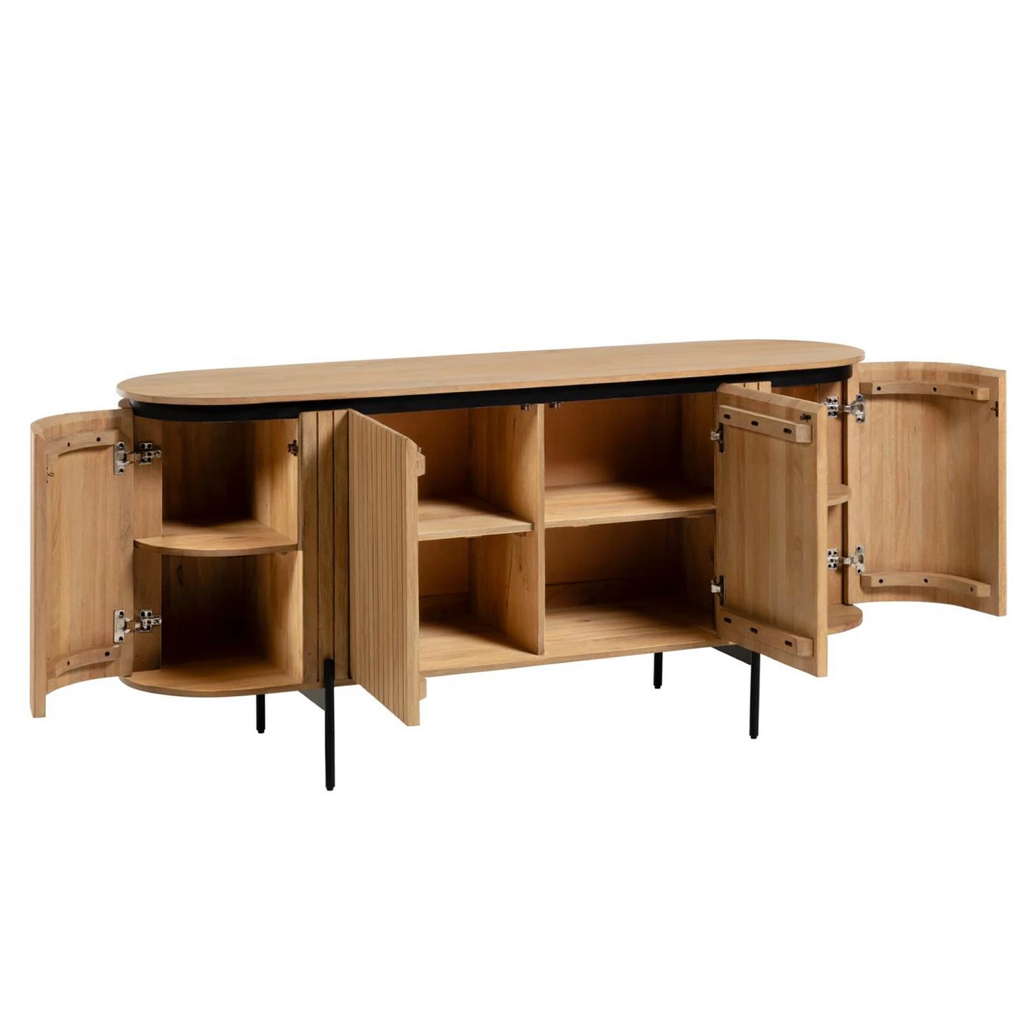 Red Living Sideboard Lusaka - Mango massiv 11 Red Living Sideboard Lusaka - Mango massiv – Bild 9
