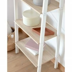 Norrwood Regal Kalahari - Stahl - Eiche Dekor / Weiß -Möbel Verkäufe 2024 1000363962 220714 035 DETAILS P000000001000363962