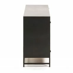 Red Living Sideboard Kisumu - Wiener Geflecht / Eisen - Braun / Schwarz -Möbel Verkäufe 2024 1000363968 220714 045 DETAILS P000000001000363968