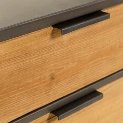 Red Living Sideboard Kisumu - Wiener Geflecht / Eisen - Braun / Schwarz -Möbel Verkäufe 2024 1000363968 220714 065 DETAILS P000000001000363968