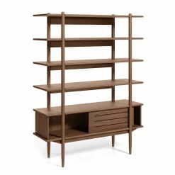 Naturoo Regal Chipata - Walnuss teilmassiv -Möbel Verkäufe 2024 1000363972 220714 030 DETAILS P000000001000363972