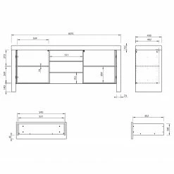 Temahome Sideboard Kobe I - Schwarz / Beton Dekor 23 Temahome Sideboard Kobe I - Schwarz / Beton Dekor -Möbel Verkäufe 2024 1000366655 220906 501 SKETCH DETAILS P000000001000366655 sketch