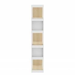 Temahome Regal Ella - Echtholzfurnier - Weiß / Eiche -Möbel Verkäufe 2024 1000366656 220906 040 DETAILS P000000001000366656