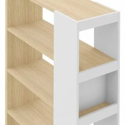 Temahome Regal Ella - Echtholzfurnier - Weiß / Eiche -Möbel Verkäufe 2024 1000366656 220906 070 DETAILS P000000001000366656