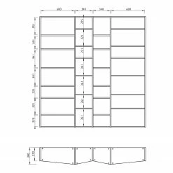 Temahome Regal Maze VI - Weiß 16 Temahome Regal Maze VI - Weiß -Möbel Verkäufe 2024 1000366659 220906 501 SKETCH DETAILS P000000001000366659 sketch
