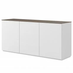 Temahome Sideboard Join VIII - Weiß / Nussbaum