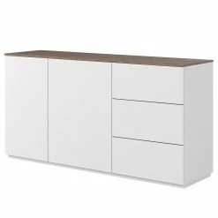 Temahome Sideboard Join IV - Weiß / Nussbaum