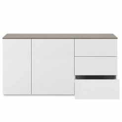 Temahome Sideboard Join IV - Weiß / Nussbaum -Möbel Verkäufe 2024 1000366692 220906 030 DETAILS P000000001000366692