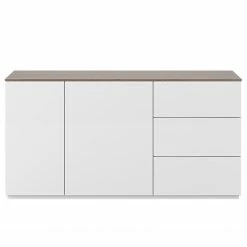 Temahome Sideboard Join IV - Weiß / Nussbaum -Möbel Verkäufe 2024 1000366692 220906 040 DETAILS P000000001000366692